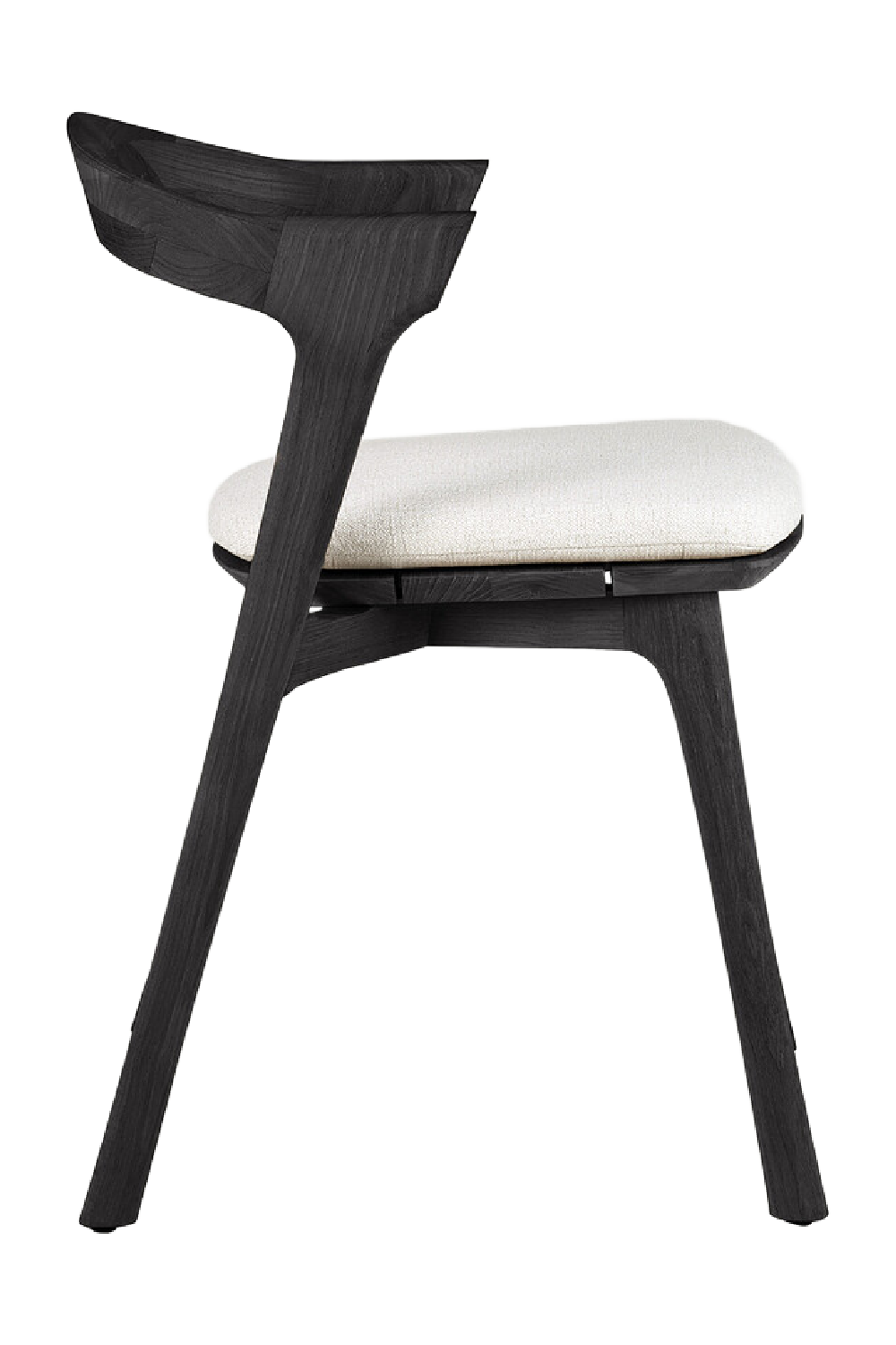   Black Teak Outdoor Dining Chair | Oroa.com