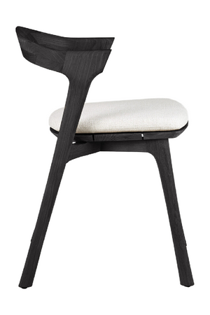   Black Teak Outdoor Dining Chair | Oroa.com