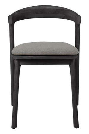   Black Teak Outdoor Dining Chair | Oroa.com
