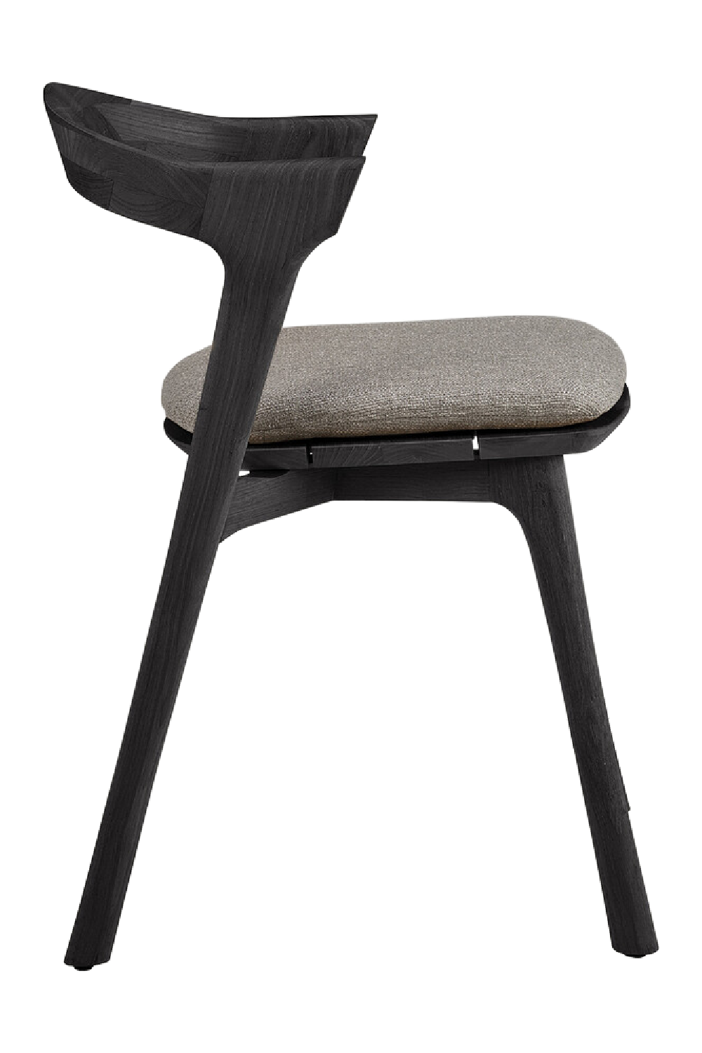   Black Teak Outdoor Dining Chair | Oroa.com