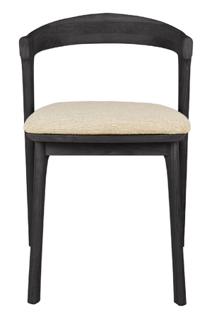   Black Teak Outdoor Dining Chair | Oroa.com