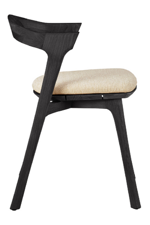   Black Teak Outdoor Dining Chair | Oroa.com