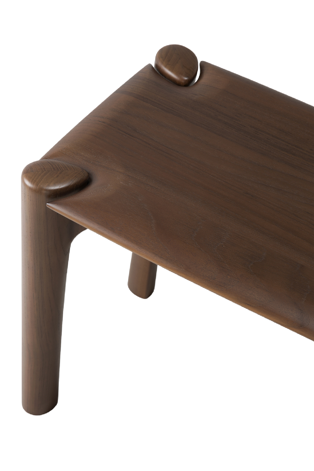   Brown Teak Bench | Oroa.com
