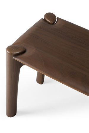   Brown Teak Bench | Oroa.com