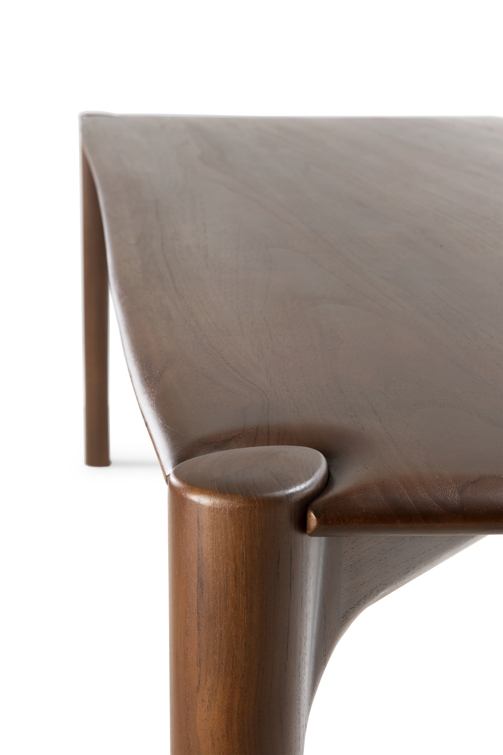   Varnished Teak Dining Table | Oroa.com