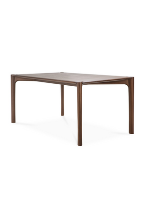   Varnished Teak Dining Table | Oroa.com