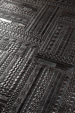   Carved Teak Coffee Table | Oroa.com
