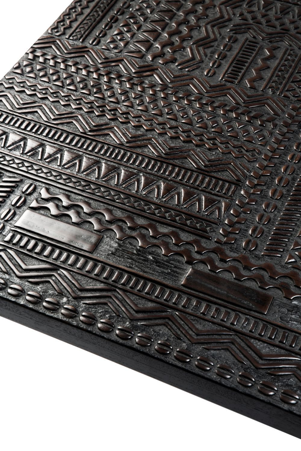   Carved Teak Coffee Table | Oroa.com