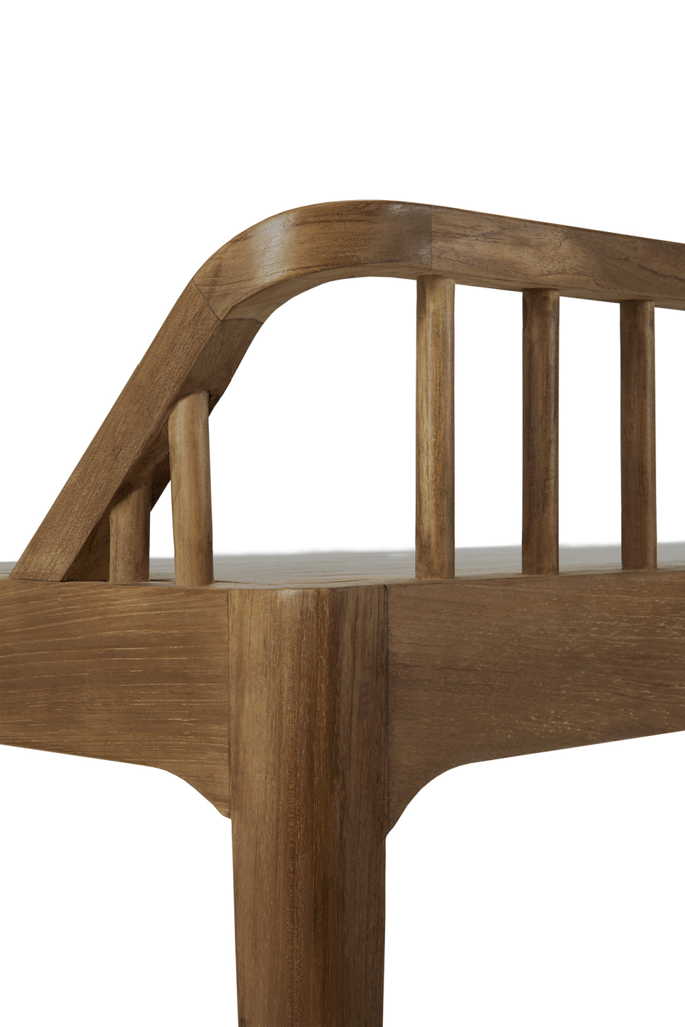   Modern Nordic Teak Bench | Oroa.com