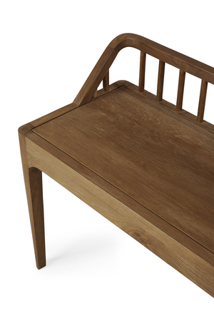   Modern Nordic Teak Bench | Oroa.com