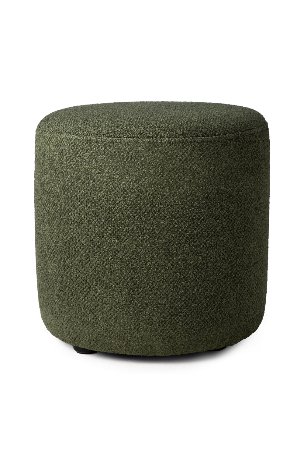   Green Cylindrical Pouf | Oroa.com