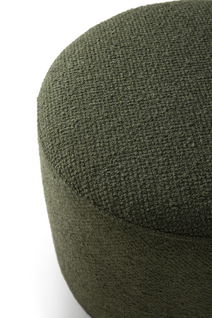   Green Cylindrical Pouf | Oroa.com