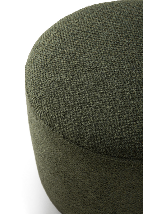   Green Cylindrical Pouf | Oroa.com