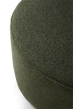   Green Cylindrical Pouf | Oroa.com
