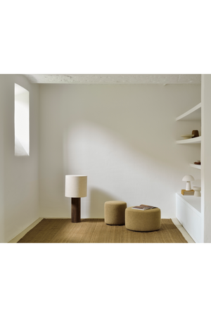   Round Fabric Pouf | Oroa.com