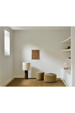   Round Fabric Pouf | Oroa.com