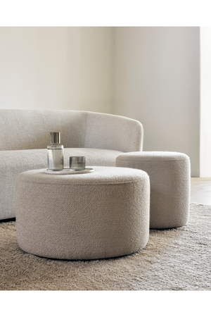   Round Fabric Pouf | Oroa.com