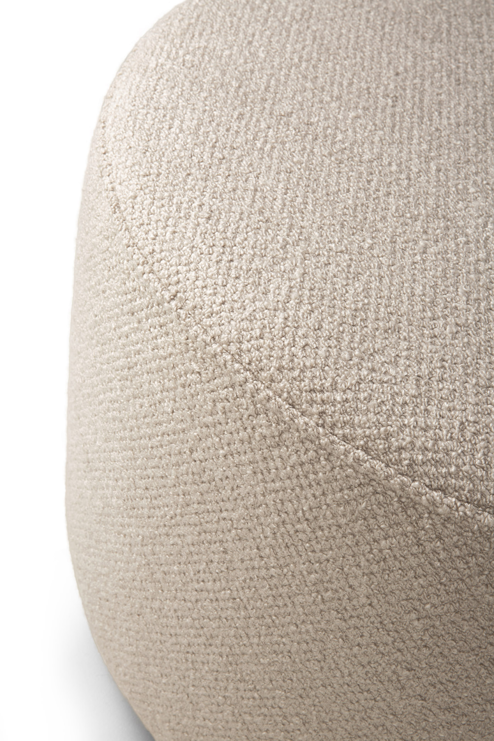   Round Fabric Pouf | Oroa.com