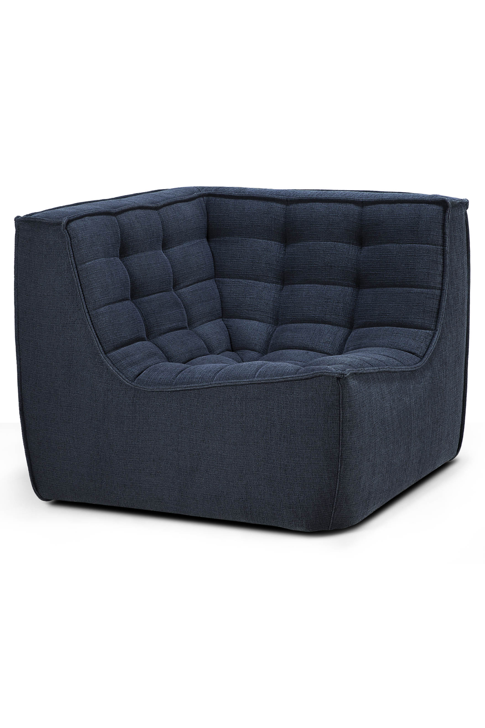   Blue Fabric Corner Sofa | Oroa.com