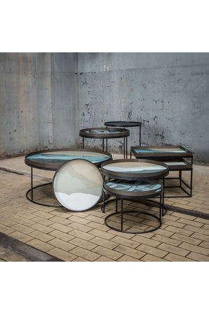   Round Tray Coffee Table set (2) | Oroa.com