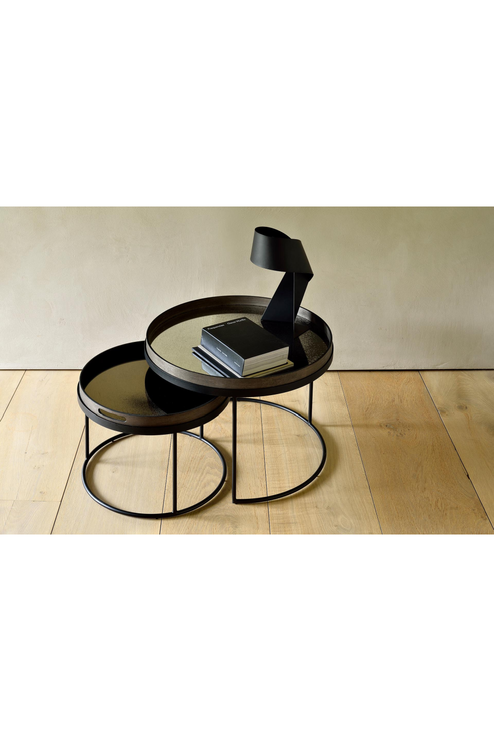   Round Tray Coffee Table set (2) | Oroa.com