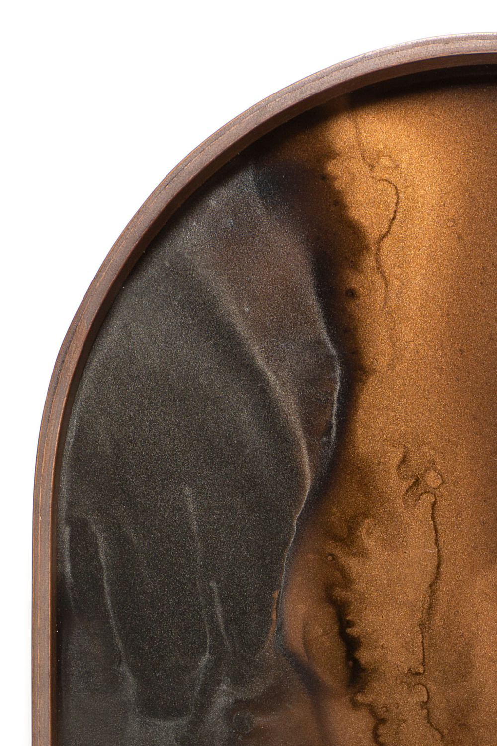   Oblong Hand-Painted Glass Tray | Oroa.com