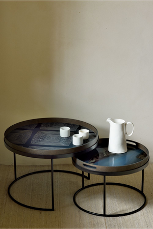   Round Tray Coffee Table set (2) | Oroa.com