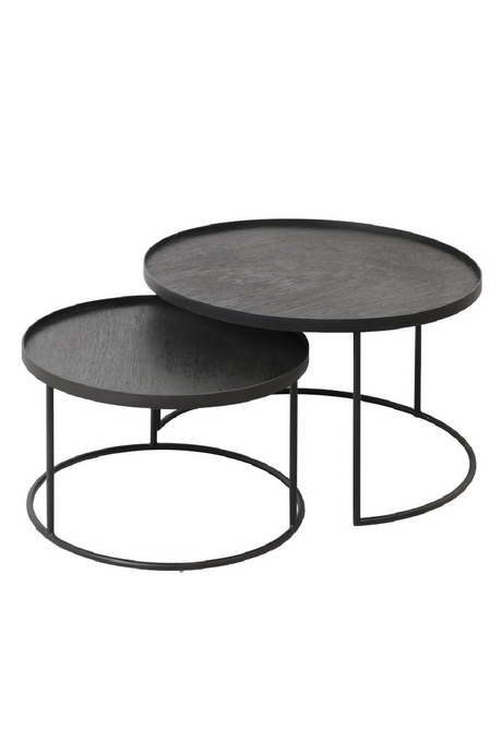   Round Tray Coffee Table set (2) | Oroa.com