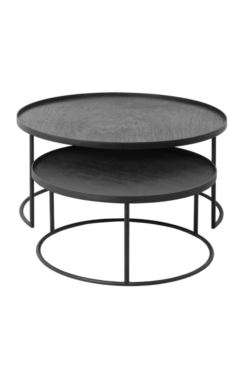   Round Tray Coffee Table set (2) | Oroa.com