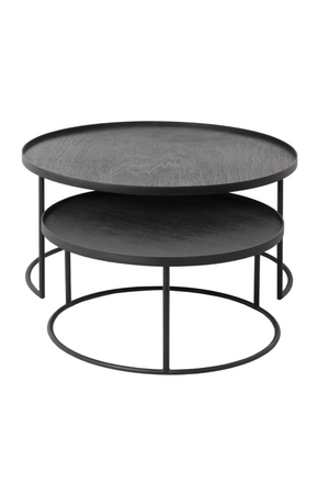   Round Tray Coffee Table set (2) | Oroa.com