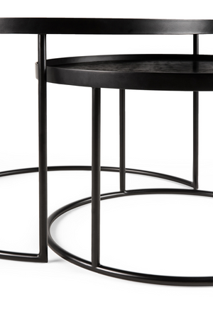   Round Tray Coffee Table set (2) | Oroa.com