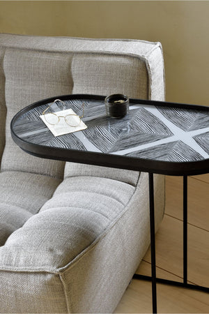  Black Tray Side Table | Oroa.com