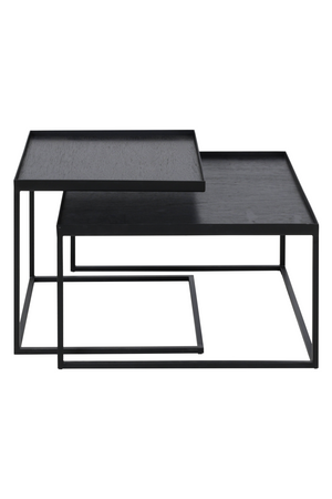   Black Nesting Coffee Tables (2) | Oroa.com