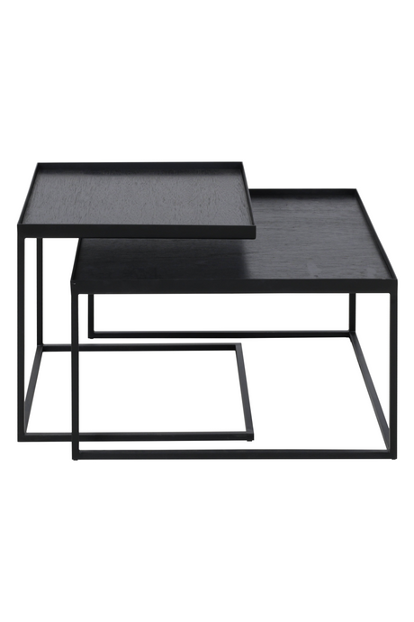   Black Nesting Coffee Tables (2) | Oroa.com