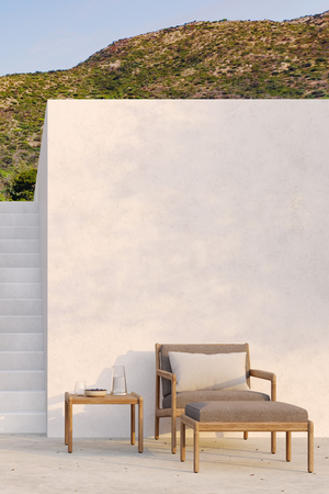   Rectangular Boucle Outdoor Cushions (2) | Oroa.com
