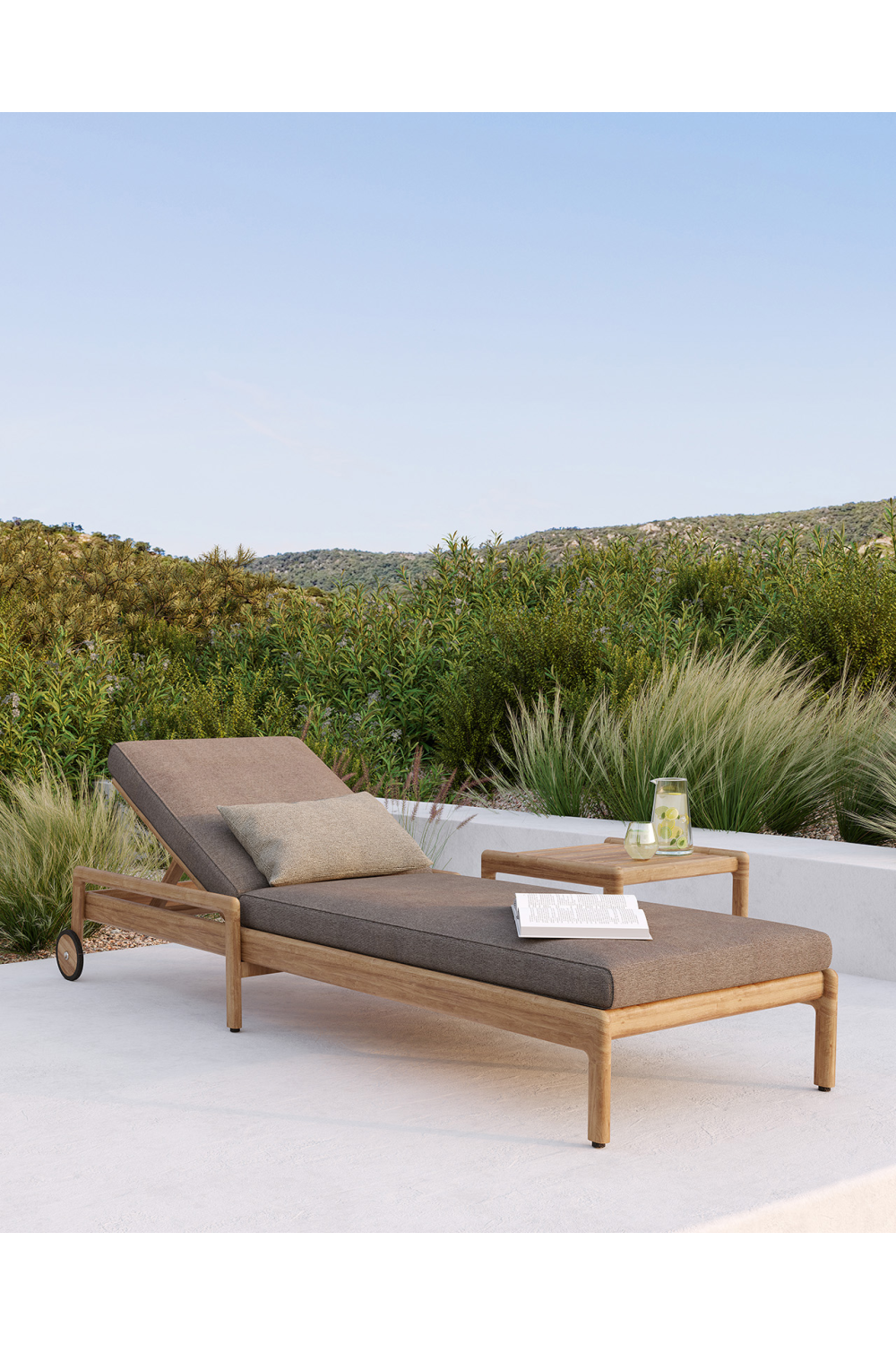   Rectangular Boucle Outdoor Cushions (2) | Oroa.com