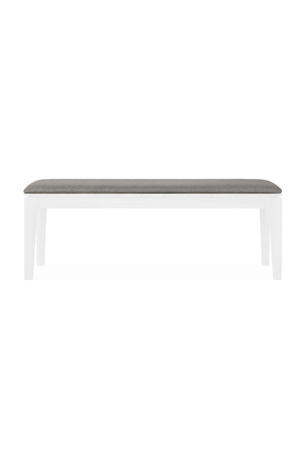   2-Seater Teak Cushioned Outdoor Bench | Oroa.com