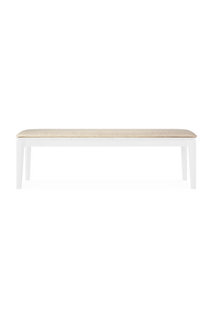   3-Seater Teak Cushioned Outdoor Bench | Oroa.com