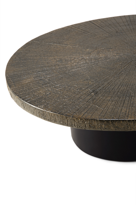   Metallic Oval Coffee Table | Oroa.com