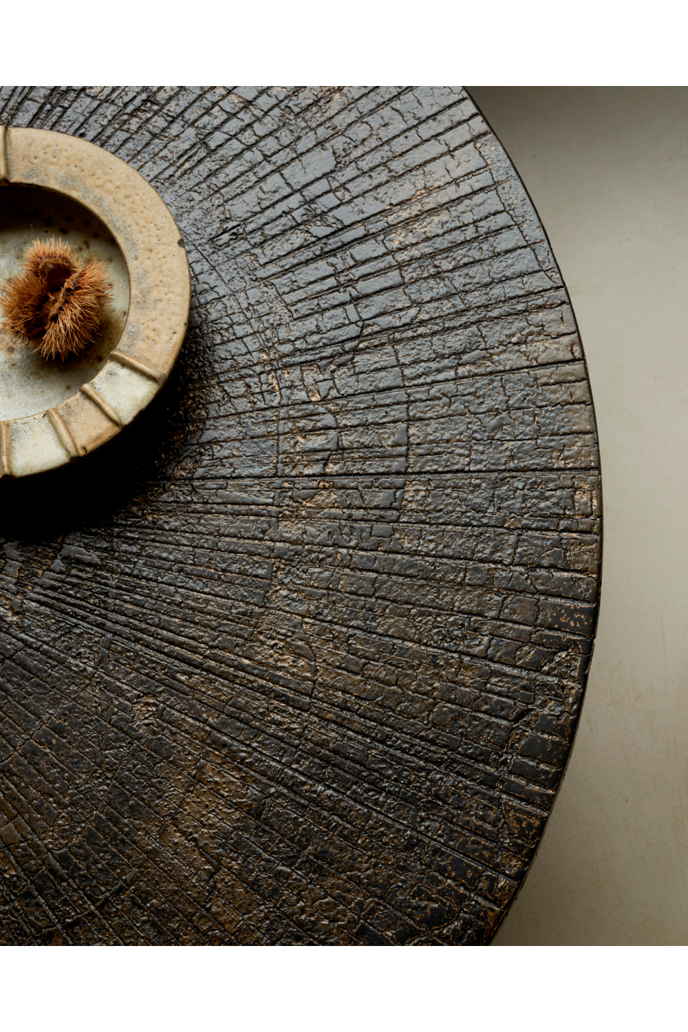   Metallic Oval Coffee Table | Oroa.com