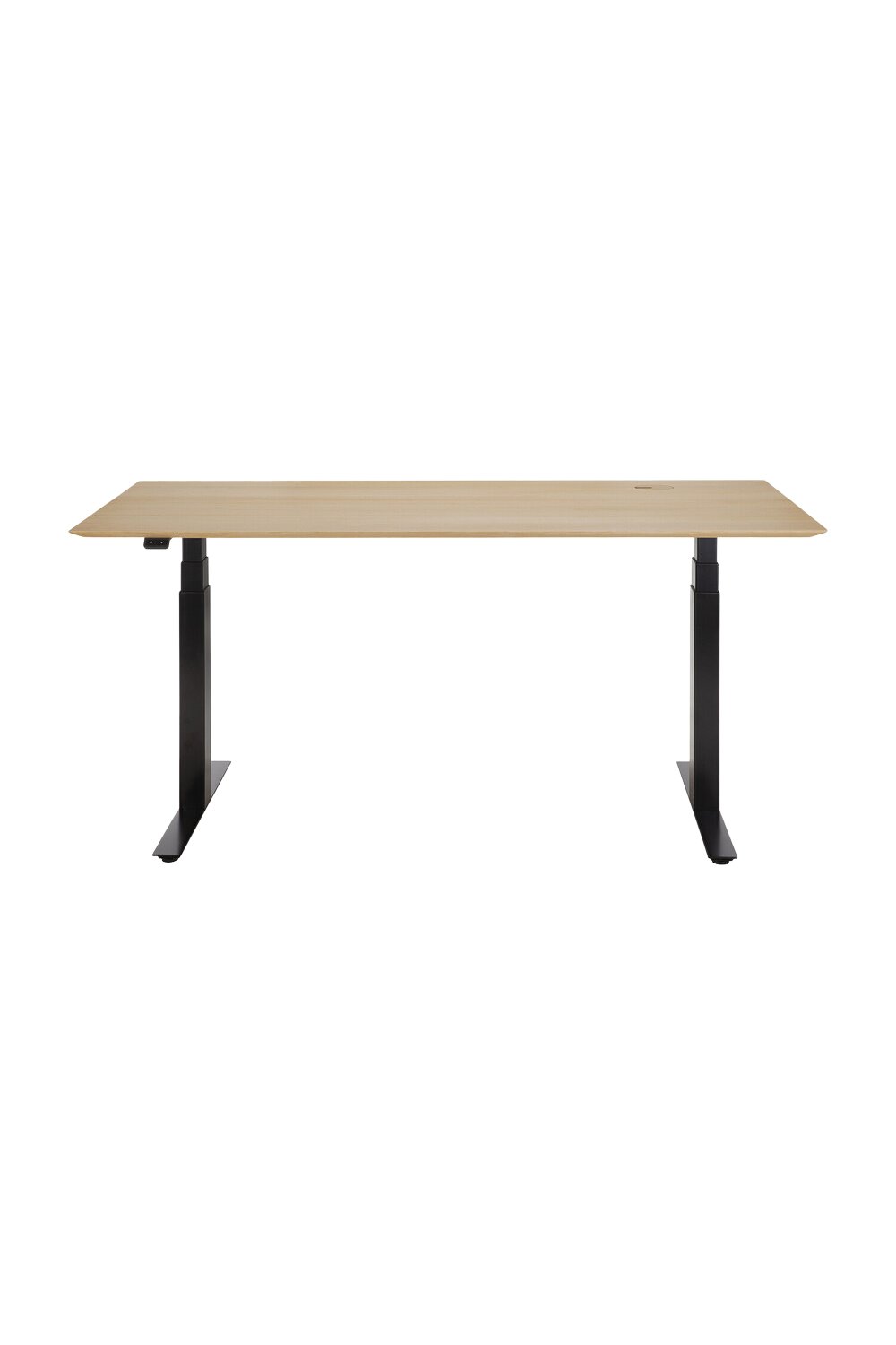   Oak Adjustable Desk L | Oroa.com