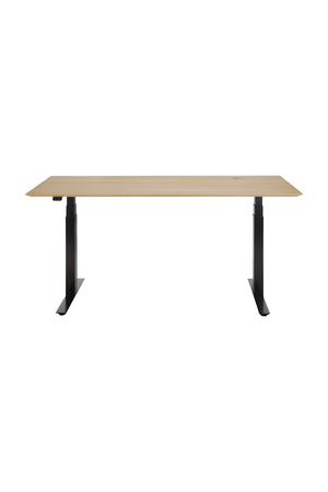   Oak Adjustable Desk L | Oroa.com