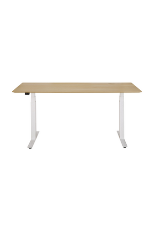   Oak Adjustable Desk L | Oroa.com