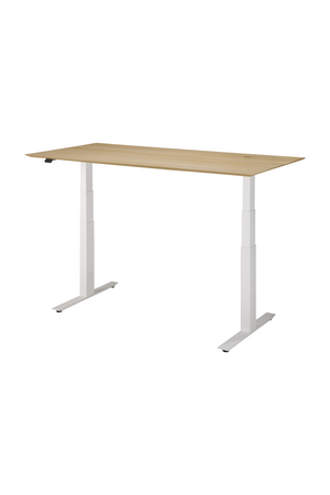   Oak Adjustable Desk L | Oroa.com