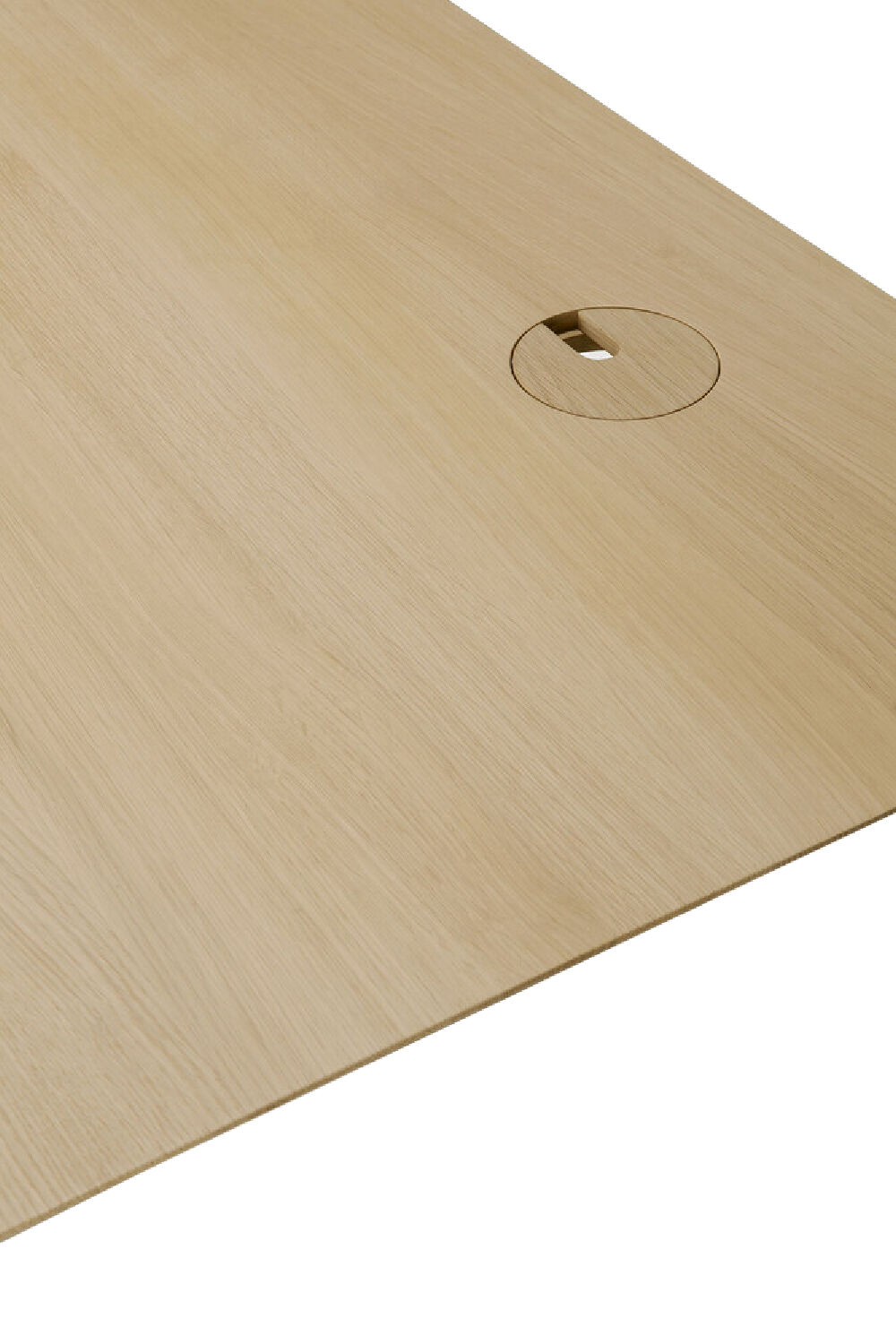   Oak Adjustable Desk L | Oroa.com