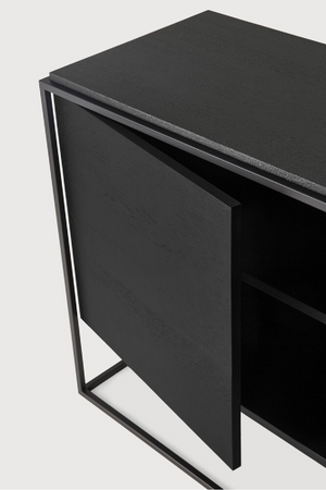   2-Door Wooden Black Oak Sideboard | Oroa.com
