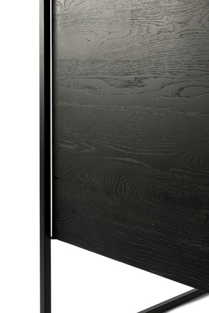   2-Door Wooden Black Oak Sideboard | Oroa.com