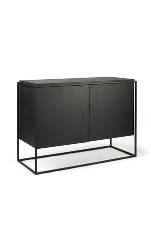   2-Door Wooden Black Oak Sideboard | Oroa.com