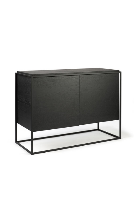   2-Door Wooden Black Oak Sideboard | Oroa.com