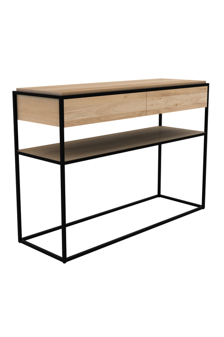   Rectangular 2-Drawer Console Table | Oroa.com
